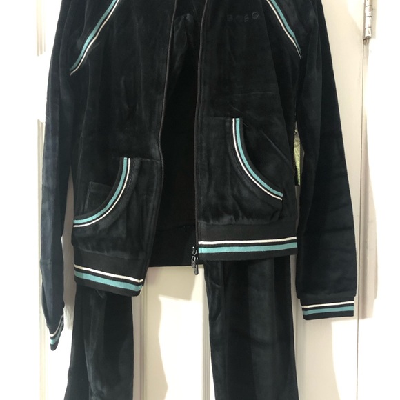 COPY - BCBG maxazria  Medium Black Women’s track suit BCV04211P New Hoodie/pant… - Picture 1 of 16